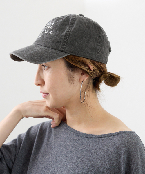 FRAMeWORK（フレームワーク）の「J.J.Mercer シシュウキャップ（キャップ・レディース・ベージュ系その他/チャコールグレー・FREE）」の5枚目の写真