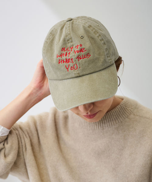 FRAMeWORK（フレームワーク）の「J.J.Mercer シシュウキャップ（キャップ・レディース・ベージュ系その他/チャコールグレー・FREE）」の11枚目の写真