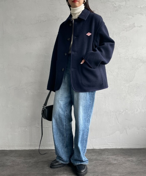 WEB限定】[DANTON/ダントン] ウールライトパイル カバーオール