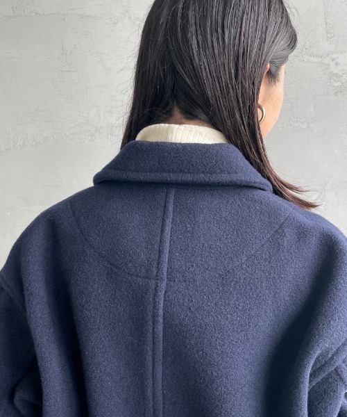 DANTON（ダントン）の「【WEB限定】[DANTON/ダントン] ウールライトパイル カバーオールジャケット（カバーオール・レディース・グレー/ベージュ/ネイビー・40/42）」の20枚目の写真