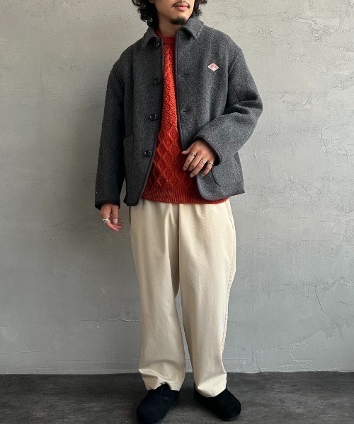 WEB限定】[DANTON/ダントン] ウールライトパイル カバーオール