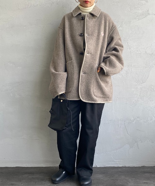 WEB限定】[DANTON/ダントン] ウールライトパイル カバーオール