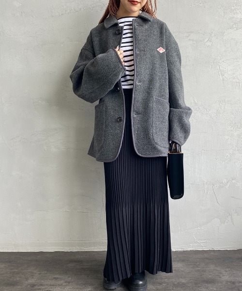 WEB限定】[DANTON/ダントン] ウールライトパイル カバーオール