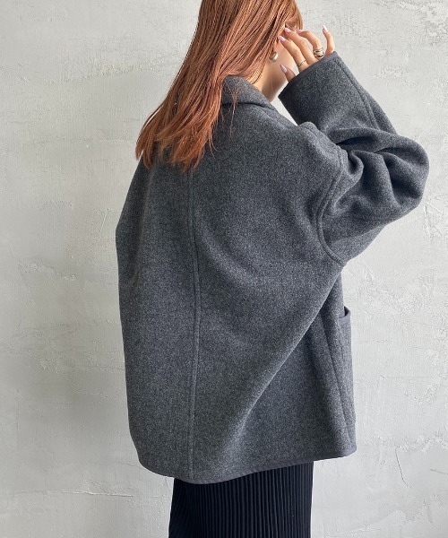 WEB限定】[DANTON/ダントン] ウールライトパイル カバーオール