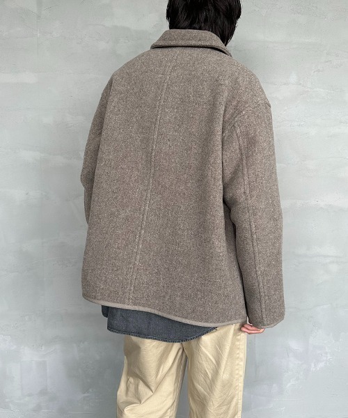 WEB限定】[DANTON/ダントン] ウールライトパイル カバーオール