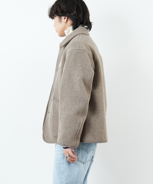 WEB限定】[DANTON/ダントン] ウールライトパイル カバーオール