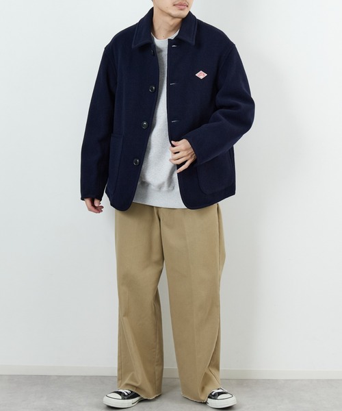 WEB限定】[DANTON/ダントン] ウールライトパイル カバーオール