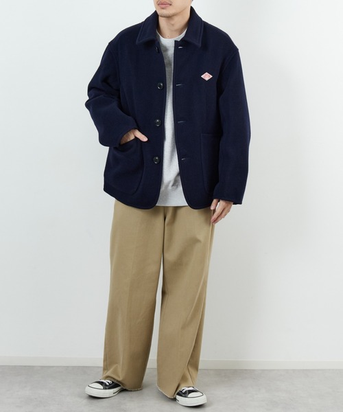 WEB限定】[DANTON/ダントン] ウールライトパイル カバーオール