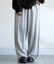裏毛ワイドパンツ