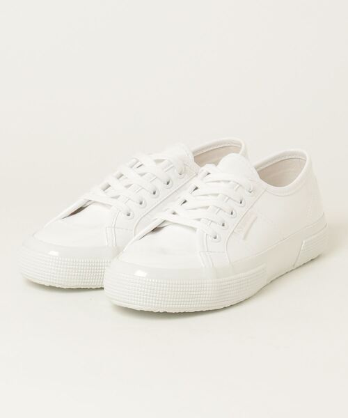 SUPERGA(スペルガ)の「【SUPERGA】2750 VEGAN VARNISH MATERIAL(スニーカー・レディース・シルバー・36/37/38)」の1枚目の写真