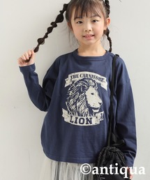 antiqua（アンティカ）の「アニマルロンT（Tシャツ/カットソー）」