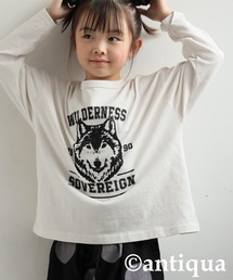 antiqua（アンティカ）の「アニマルロンT（Tシャツ/カットソー・キッズ）」
