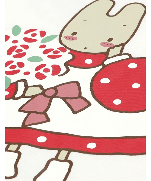 Little sunny bite（リトルサニーバイト）の「【Little Sunny Bite】MARRONCREAM x little sunny bite big tee（Tシャツ/カットソー・レディース・ホワイト/ピンク/ブラック・SMALL/MEDIUM）」の7枚目の写真