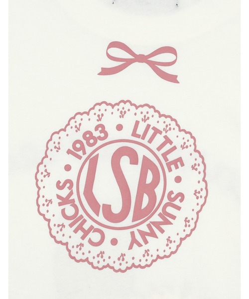 Little sunny bite（リトルサニーバイト）の「【Little Sunny Bite】MARRONCREAM x little sunny bite big tee（Tシャツ/カットソー・レディース・ホワイト/ピンク/ブラック・SMALL/MEDIUM）」の11枚目の写真