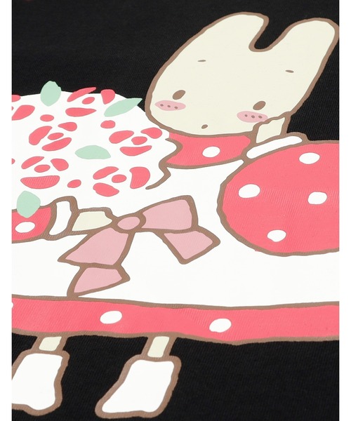 Little sunny bite（リトルサニーバイト）の「【Little Sunny Bite】MARRONCREAM x little sunny bite big tee（Tシャツ/カットソー・レディース・ホワイト/ピンク/ブラック・SMALL/MEDIUM）」の18枚目の写真