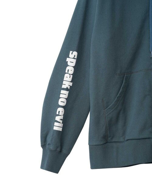 HYSTERIC GLAMOUR（ヒステリックグラマー）の「SPEAK NO EVIL パーカー（パーカー・メンズ・グリーン/グレー/ブラック・SMALL/MEDIUM/LARGE/X-LARGE）」の11枚目の写真