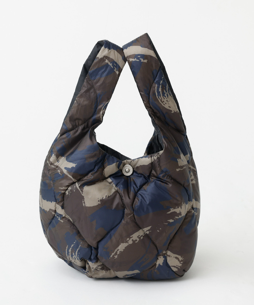 TAION(タイオン)の「【TAION / タイオン】ミリタリー エコ ダウンバッグS/コンパクト/サブバッグ/ユニセックス/【WEB限定】(トートバッグ・メンズ・ブラック/ダークネイビー/その他1/カーキ・フリー)」の4枚目の写真