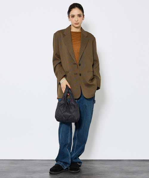 TAION(タイオン)の「【TAION / タイオン】ミリタリー エコ ダウンバッグS/コンパクト/サブバッグ/ユニセックス/【WEB限定】(トートバッグ・メンズ・ブラック/ダークネイビー/その他1/カーキ・フリー)」の7枚目の写真