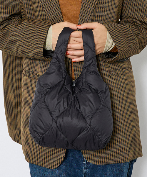 TAION(タイオン)の「【TAION / タイオン】ミリタリー エコ ダウンバッグS/コンパクト/サブバッグ/ユニセックス/【WEB限定】(トートバッグ・メンズ・ブラック/ダークネイビー/その他1/カーキ・フリー)」の8枚目の写真