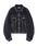 JOHN LAWRENCE SULLIVANiW[XToj́uWASHED DENIM MASSIVE ROUNDED SLEEVE JACKETifjWPbgjvbubN