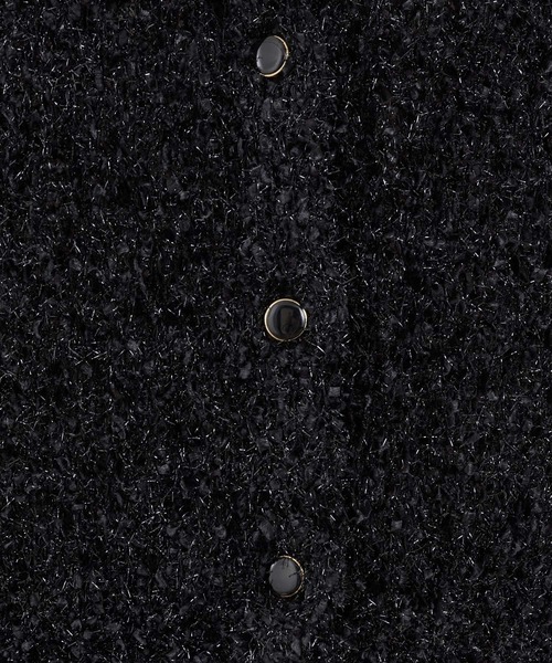 marmors（マルモア）の「【marmors】lame dolman knit cardigan（カーディガン/ボレロ・レディース・ブラック/オフホワイト・36）」の18枚目の写真