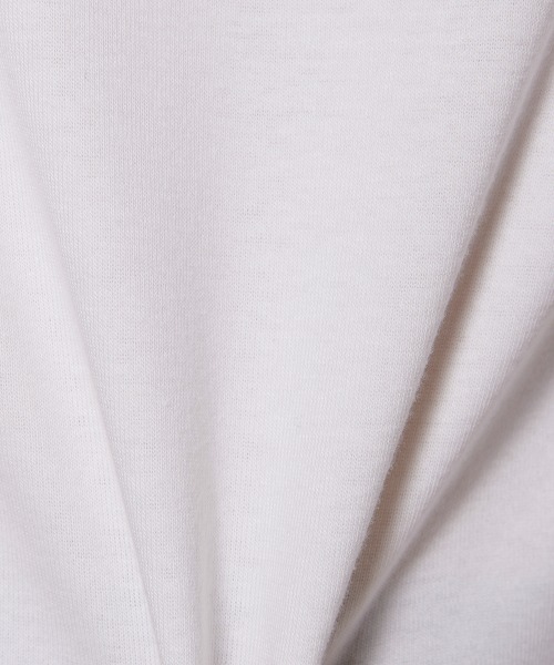 DOUBLE STANDARD CLOTHING（ダブルスタンダードクロージング）の「Dロゴ刺繍フライスTシャツ（Tシャツ/カットソー・レディース・オフホワイト/ベージュ/ブラウン・FREE）」の14枚目の写真