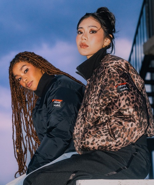 x-girl ナイロンパフジャケット♡専用♡ FACE PATCH REVERSIBLE JACKET（ナイロンジャケット）｜X-girl