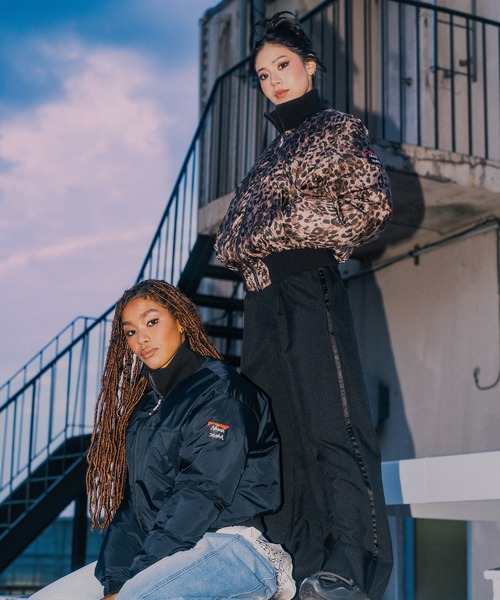 x-girl ナイロンパフジャケット♡専用♡ X-girl × NANGA PUFFER JACKET（ナイロンジャケット）｜NANGA（ナンガ