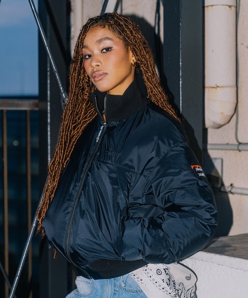 NANGA（ナンガ）の「X-girl × NANGA PUFFER JACKET（ナイロン