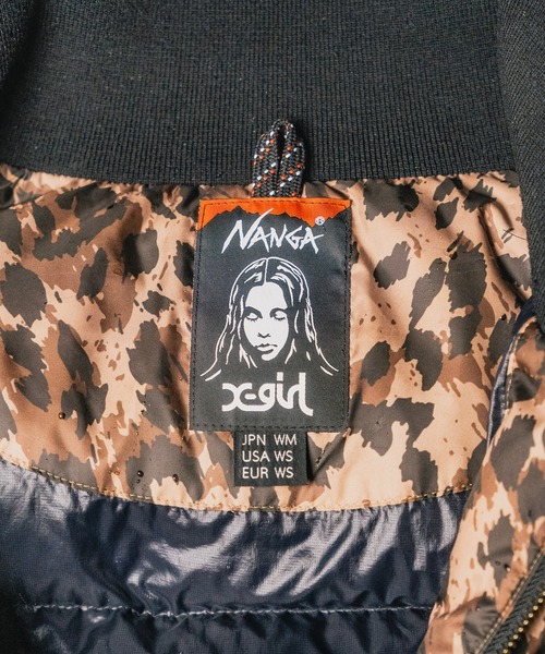 X-girl × NANGA PUFFER JACKET（ナイロンジャケット）｜NANGA（ナンガ