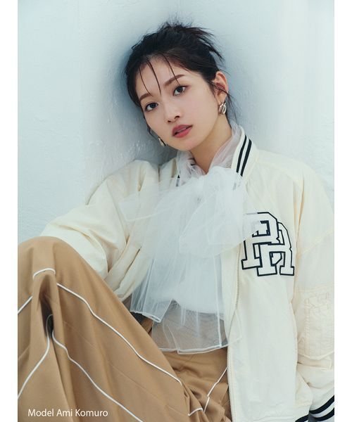 完売Ｍサイズ♥️ SNIDEL【NUTMEG】コラボフード付きMA-1✨ GRY NUTMEG】コラボフード付きMA-1（ブルゾン）｜SNIDEL（スナイデル）の