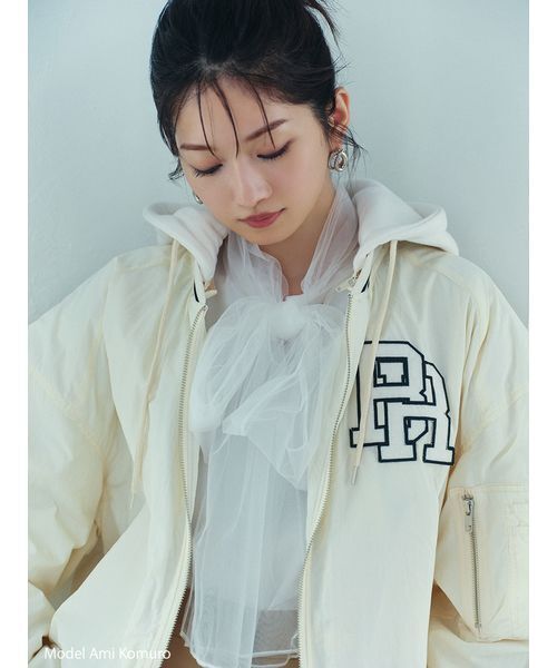 NUTMEG】コラボフード付きMA-1（ブルゾン）｜SNIDEL（スナイデル）の