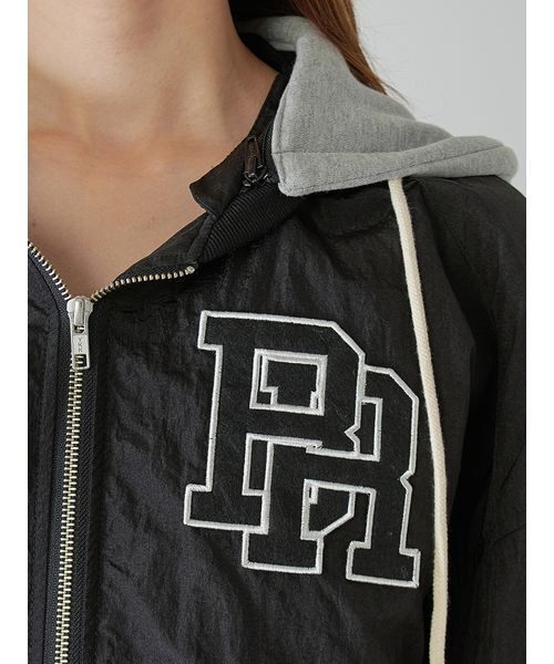 SNIDEL(スナイデル)の「【NUTMEG】コラボフード付きMA-1(ブルゾン・レディース・グレー/アイボリー/ブラック・0/1)」の13枚目の写真