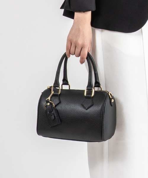 セール】【AULENTTI/オウレンティ】2WAY レザー ミニボストンバッグ