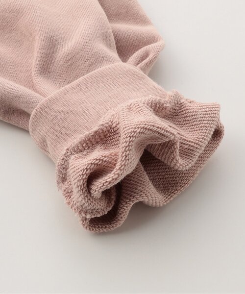 Seraph（セラフ）の「【ジュニア対応】襟付き風パールリボントレーナー（スウェット・キッズ・グレー/ピンク/チャコール・90/100/110/120/130/140）」の12枚目の写真