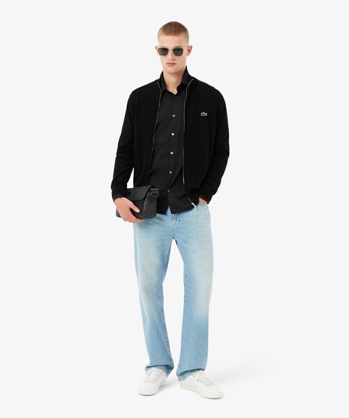 LACOSTE（ラコステ）の「モノグラム エンボスレザーミニショルダーバッグ（メッセンジャーバッグ・メンズ・ブラック・FREE）」の8枚目の写真