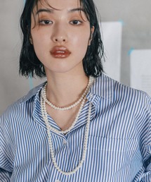 LEPSIM | 《オフィスライン》パールベルトネックレス 592483(ネックレス)