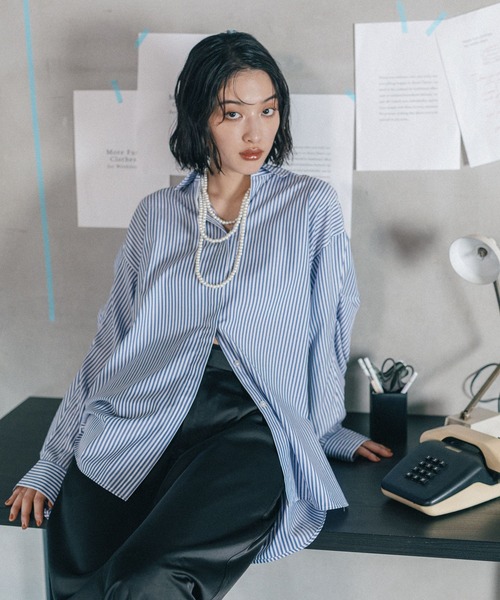 LEPSIM(レプシィム)の「《オフィスライン》パールベルトネックレス 592483(ネックレス・レディース・アイボリー・ONE SIZE)」の4枚目の写真