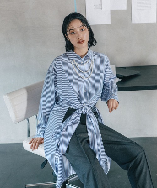 LEPSIM(レプシィム)の「《オフィスライン》パールベルトネックレス 592483(ネックレス・レディース・アイボリー・ONE SIZE)」の7枚目の写真