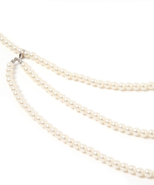 LEPSIM(レプシィム)の「《オフィスライン》パールベルトネックレス 592483(ネックレス・レディース・アイボリー・ONE SIZE)」の12枚目の写真