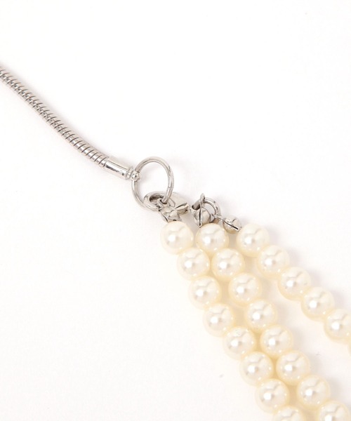 LEPSIM(レプシィム)の「《オフィスライン》パールベルトネックレス 592483(ネックレス・レディース・アイボリー・ONE SIZE)」の9枚目の写真