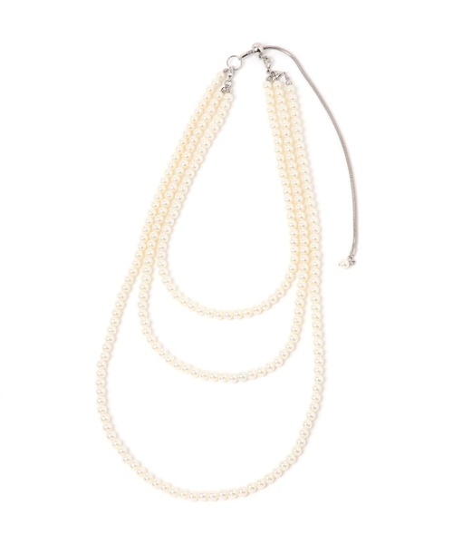 LEPSIM(レプシィム)の「《オフィスライン》パールベルトネックレス 592483(ネックレス・レディース・アイボリー・ONE SIZE)」の13枚目の写真