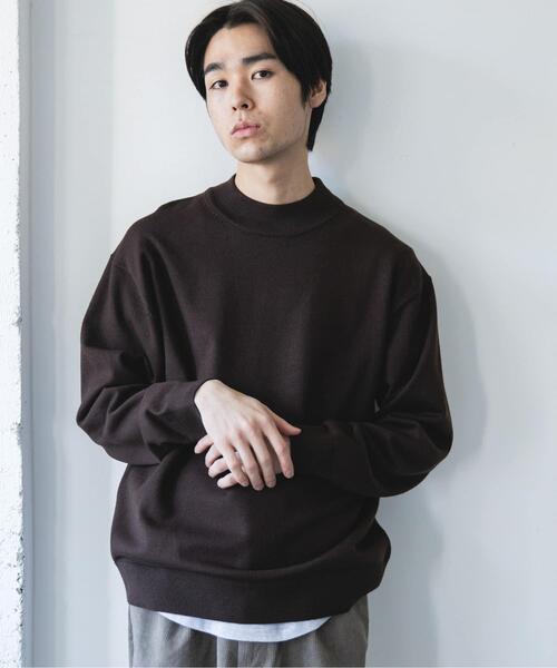 URBAN RESEARCH DOORS(アーバンリサーチドアーズ)の「『仁村紗和さん着用』『UR TECH 200日ニット』 モックネック(ニット/セーター・メンズ・ブラック/オフホワイト/ブルー系その他/レッド系その他/ブラウン・MEDIUM/LARGE/X-LARGE)」の4枚目の写真