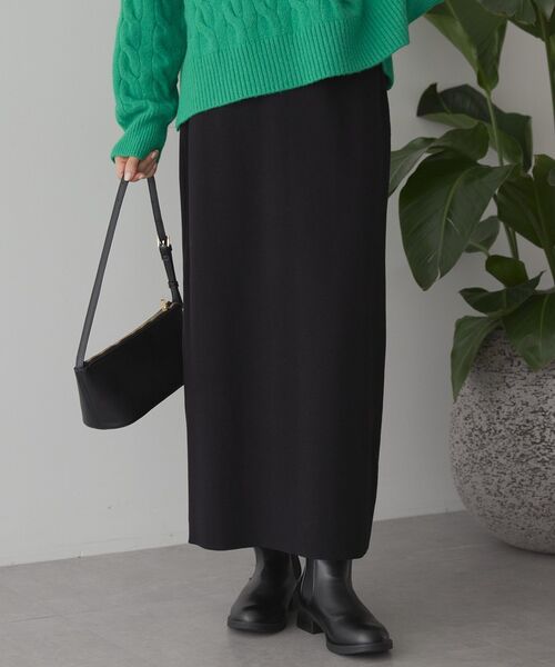 AMERICAN HOLIC（アメリカンホリック）の「バイパチ総針ニットタイトスカート（スカート・レディース・ブラック/杢グレー/ダークグリーン/パープル・S/M/L）」の12枚目の写真