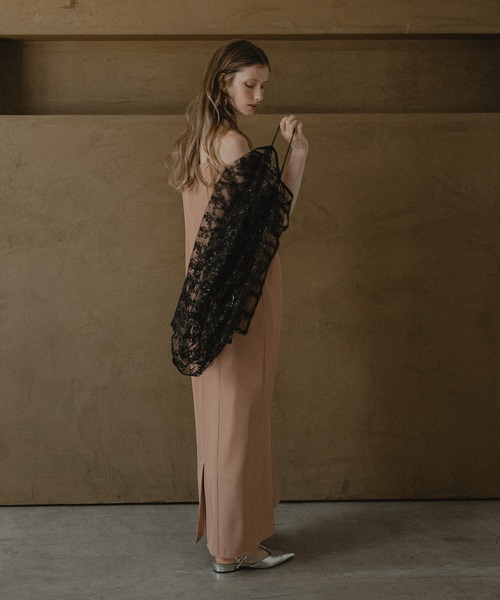 et.UNiVER（エトユニベール）の「Midnight sparkle dress set（ドレス・レディース・ブラック/チャコール/ピンクベージュ・LARGE/MEDIUM/SMALL）」の17枚目の写真