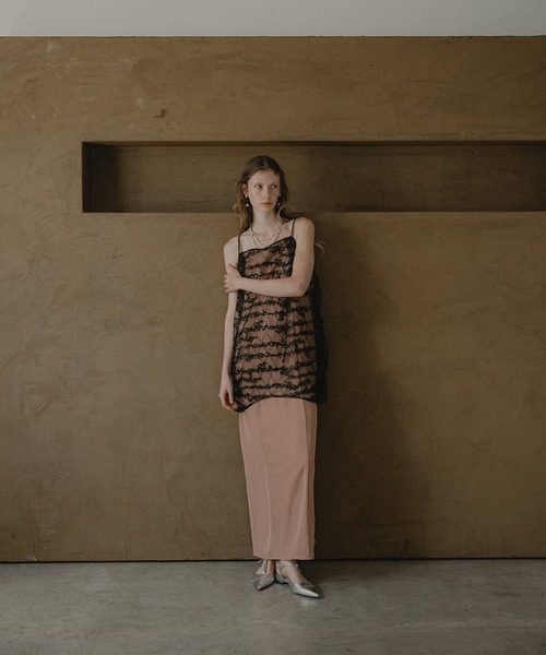 et.UNiVER（エトユニベール）の「Midnight sparkle dress set（ドレス・レディース・ブラック/チャコール/ピンクベージュ・LARGE/MEDIUM/SMALL）」の6枚目の写真