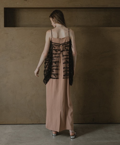 et.UNiVER（エトユニベール）の「Midnight sparkle dress set（ドレス・レディース・ブラック/チャコール/ピンクベージュ・LARGE/MEDIUM/SMALL）」の8枚目の写真