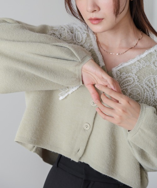 りぃ様ご予約品　　　　未使用☆タグ付き☆PINORE ピノーレ☆レース長袖ニット PINORE(ピノーレ)｜ニット アイテム一覧｜.K online（ドットケイ