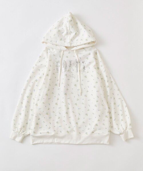 OLIVE des OLIVE（オリーブデオリーブ）の「スパンコールフードパーカー（パーカー・レディース・オフホワイト/トップグレー/スミクロ/ホワイト/ピンク・FREE）」の19枚目の写真