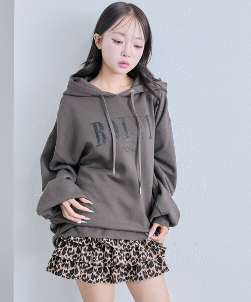 oops cool パーカー　Lサイズ セール】スパンコールフードパーカー（パーカー）｜OLIVE des OLIVE